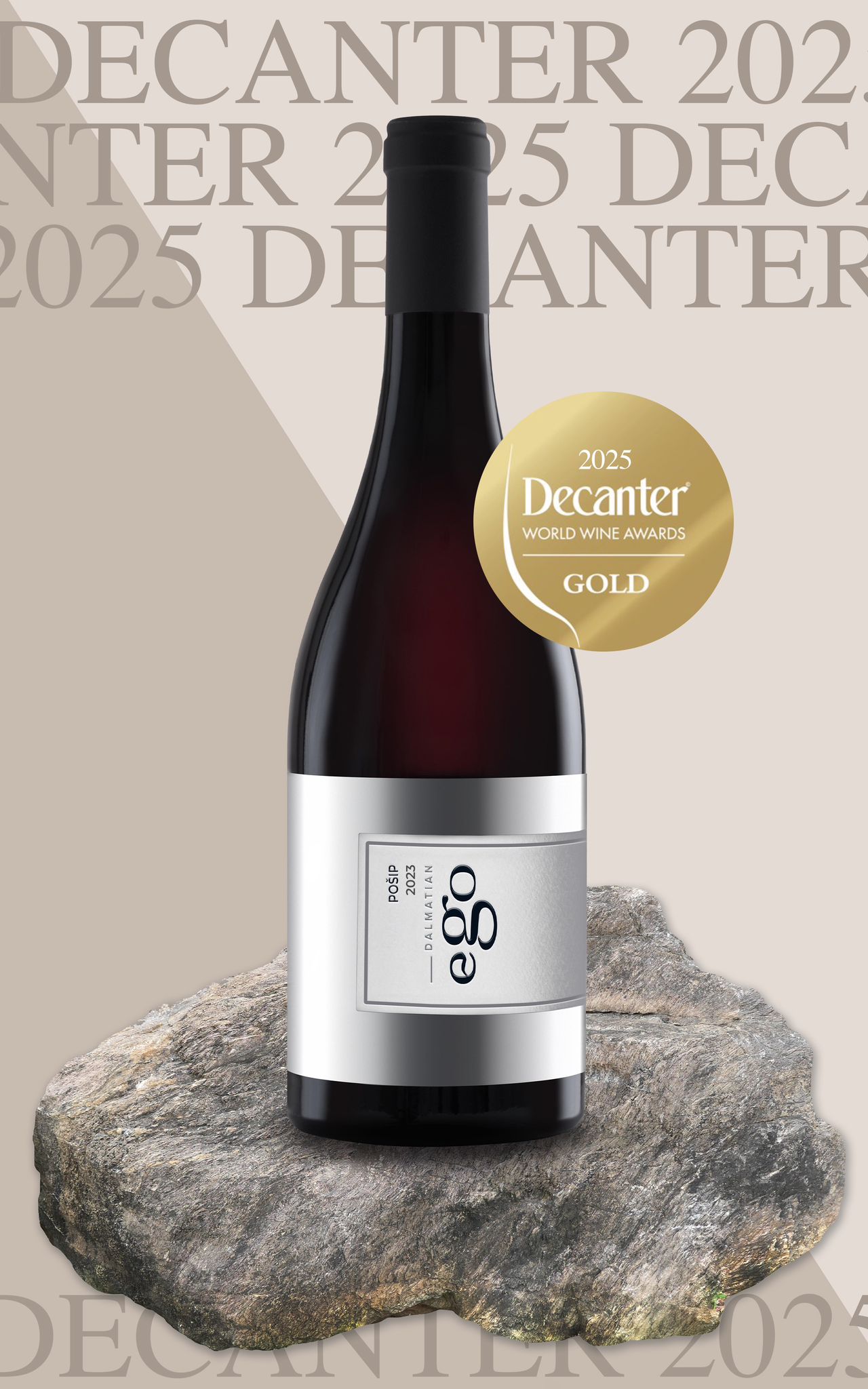 DALMATIAN EGO POŠIP 2023 PONOVNO OSVAJA ZLATO NA DECANTER WORLD WINE AWARDS